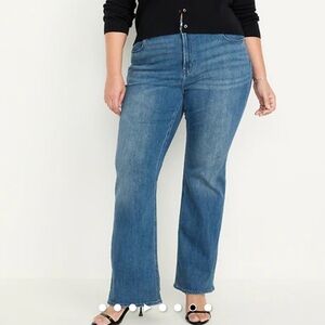 OLD NAVY High Rise Wow Flare Jeans size 16